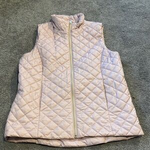 Banana Republic Light Pink Quilted Vest